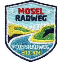 Mosel-Radweg - Abzeichen 51 x 60 mm