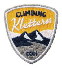 Climbing Klettern Abzeichen 55 x 60 mm
