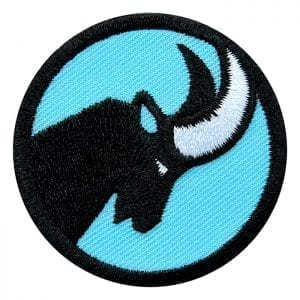 Steinbock Patch - Applikation gestickt als Aufbügler, Aufnäher, Bügelflicken