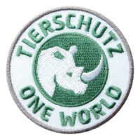 Tierschutz - One World Patch 60 x 60 mm