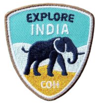 India - Indien Reise 55 x 60 mm
