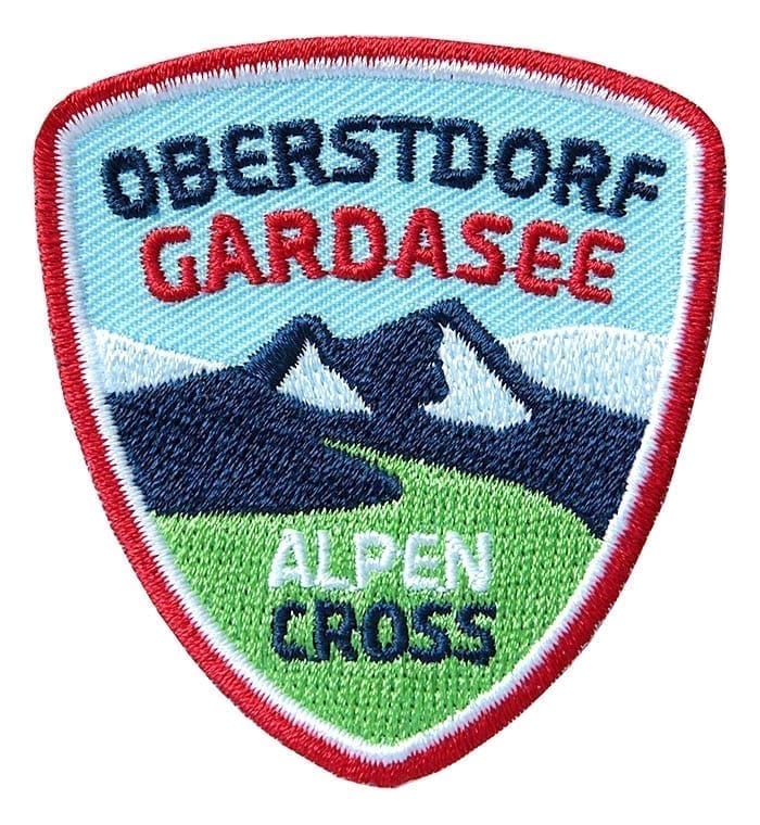 Oberstdorf Zum Gardasee Abzeichen Patch Fur Mountainbike Alpencross Zum Gardasee