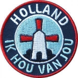 Holland Niederlande Aufnäher, Patch, Abzeichen, Applikation, Aufbügler zum aufnähen oder aufbügeln, hochwertig gestickt.