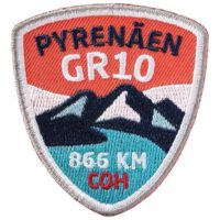 GR-10 Pyrenäen Abzeichen 55 x 60 mm