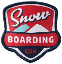 Snowboarding 60 x 60 mm