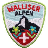 Walliser Alpen Schweiz 55 x 60 mm