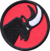 Steinbock Patch - Applikation gestickt als Aufbügler, Aufnäher, Bügelflicken