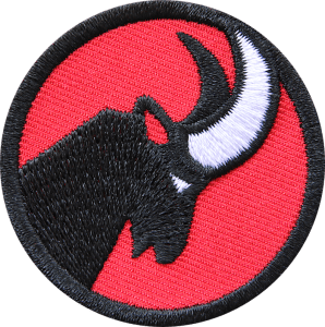 Steinbock Patch - Applikation gestickt als Aufbügler, Aufnäher, Bügelflicken