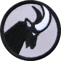 Steinbock Patch - Applikation gestickt als Aufbügler, Aufnäher, Bügelflicken