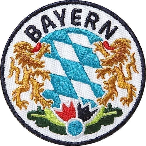 Aufnäher Freistaat Bayern Löwen Patch Flagge Fahne 