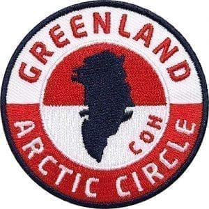 Grönland-Greenland-Arktic-Polarkreis Aufnäher von Club of Heroes.