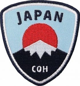 Japan-Fuji-Fujiama-Sonne-Vulkan Aufnäher von Club of Heroes.