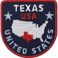 Texas United States USA - 60 x 62 mm