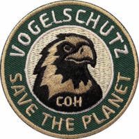 Vogelschutz Aufnäher von Club of Heroes.