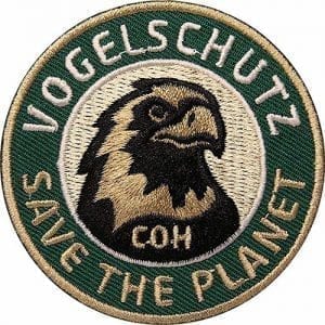 Vogelschutz Aufnäher von Club of Heroes.