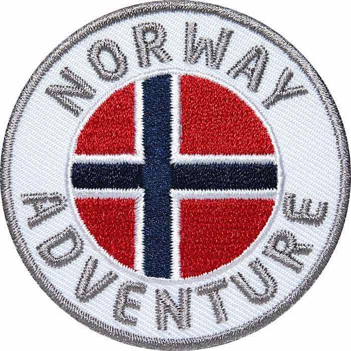 patch aufnäher bügelbilder aufbügler wappen flagge flaggen fahne norwegen 