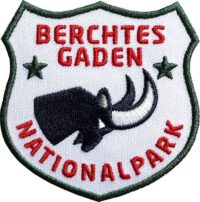 Berchtesgaden-Nationalpark-Steinbock-Watzmann Aufnäher von Club of Heroes.