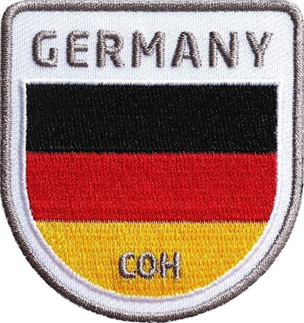 Deutschland Germany Flagge Aufnäher von Club of Heroes.