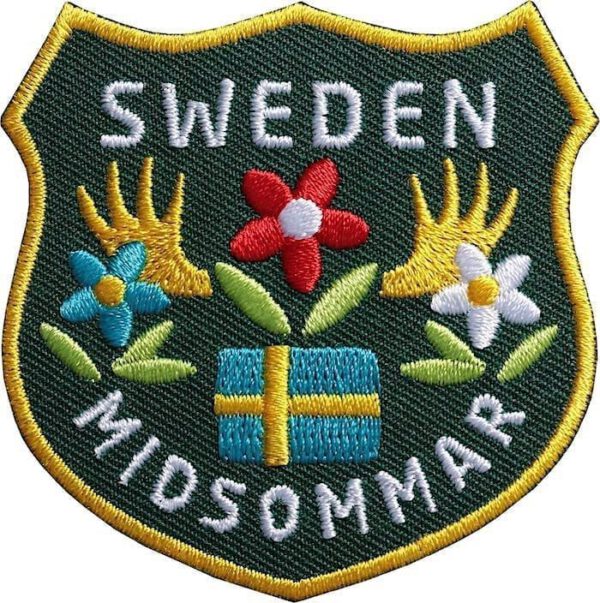 Mittsommer Schweden Aufnäher von Club of Heroes.