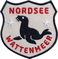 Nordsee Seehund 60 x 61 mm / Grau