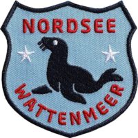 Nordsee Seehund 60 x 61 mm / Blau