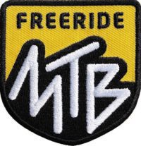 Mtb Mountainbike Freeride Aufnäher von Club of Heroes.