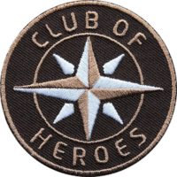 Aufnäher von Club of Heroes. Hochwertig gestickte Patches wie Aufbügler Bügelbilder Bügelflicken zur Veredelung von Textilien, zum Aufbügeln oder Aufnähen auf Jacken, Kleidung.