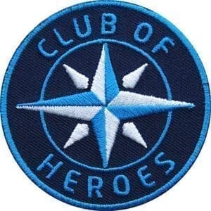 Aufnäher von Club of Heroes. Hochwertig gestickte Patches wie Aufbügler Bügelbilder Bügelflicken zur Veredelung von Textilien, zum Aufbügeln oder Aufnähen auf Jacken, Kleidung.