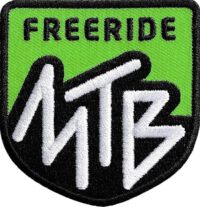 Gruen Mtb-Mountainbike-Freeride Aufnäher von Club of Heroes. Hochwertig gestickte Patches wie Aufbügler Bügelbilder Bügelflicken zur Veredelung von Textilien, zum Aufbügeln oder Aufnähen auf Jacken, Kleidung. IM COH Patch-Shop.