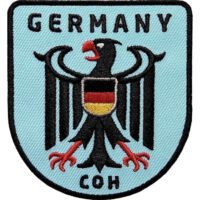 Deutschland Adler Patch 70 x 65 mm / Blau