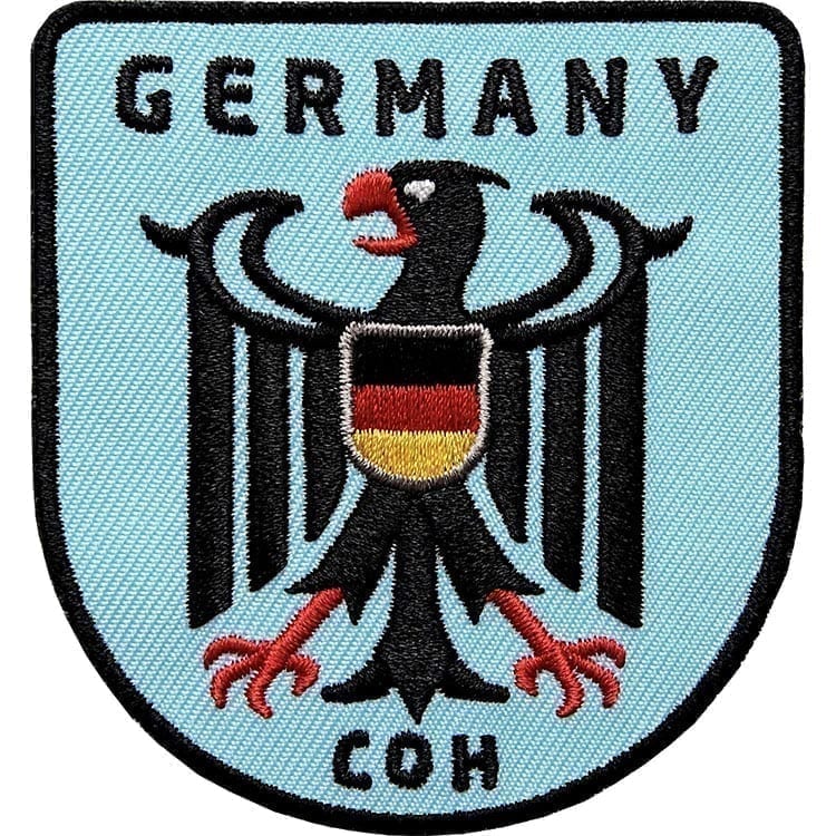 aufnäher gedruckt abzeichen Aufbügel flagge patch fahne deutschland adler