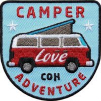Camper Patch 68 x 69 mm / Rot