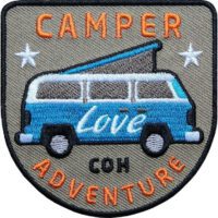 Camper Patch 68 x 69 mm / Blau