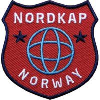 Nordkap Norwegen Patch 60 x 61 mm