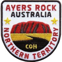 Ayers Rock, Australien Patch 64 x 66 mm
