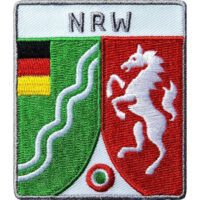 NRW Flagge Patch 60 x 68 mm