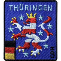 Thüringen Löwen Patch 60 x 68 mm