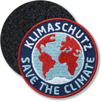 Klimaschutz - Klett-Patch 60 mm