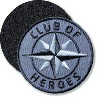 Club of Heroes Kompass - Klett-Patch / Grau
