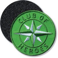 Club of Heroes Kompass - Klett-Patch / Grün