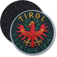 Tirol Adler - Klett-Patch / Schwarz