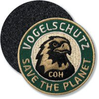 Vogelschutz Abzeichen - Klett-Patch 62 mm