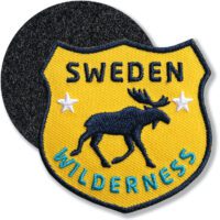 Schweden Wilderness - Klett-Patch gestickt 60 x 61 mm