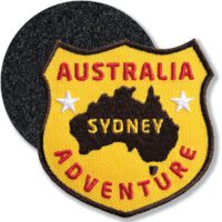 Australien Sydney - Klett-Patch gestickt 60 x 61 mm