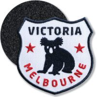 Australien Melbourne Victoria - Klett-Patch gestickt 60 x 61 mm