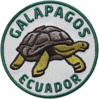 Galapagos Schildkröte / Patch 62 mm