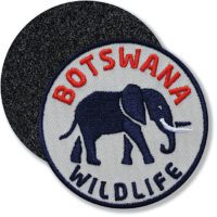 Botswana Safari Elefant / Klettpatch 62 mm