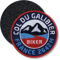 Col Du Galibier Pass-Strasse / Klettpatch 62 mm