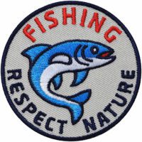 Fischen Fishing / Patch 62 mm / Natur