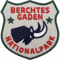 Berchtesgaden Steinbock / Patch 60 x 61 mm / Natur